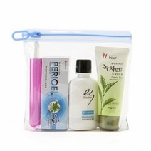 CoCoPink / 4p 여행용 출장용 세면도구 일회용 세면용품, 단일 수량