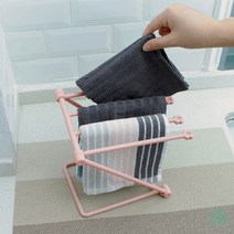 접이식 4단 행주건조대 핑크 작은 건조대 컵건조트레이 미니 식기건조대 1인용 작은건조대