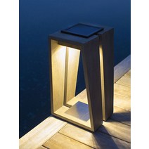 외부벽등 벽부등 야외조명 자외선 LED 정원설계 전원주택조경 잔디조명 경관 장식, 대형 태양광 모델