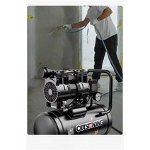 에어뱅크 공기 콤프레샤 탱크 알루미늄 오일리스 펌프, 15KG40L/min