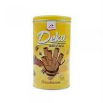 데카 와퍼롤 바나나맛 360g 할랄 HALAL deka Wafer Roll Choco Banana / rasa pisang coklat VAFLI 초코바나나 CHOCOBANANA