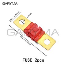 ANS-H 1 웨이 Midi 퓨즈 홀더 ANS-8 안전 플레이트베이스 카 캐리어 퓨즈 박스 볼트 타입 20A 50A 70A 80A, 01 O type Fuse x 2pcs_02 30A