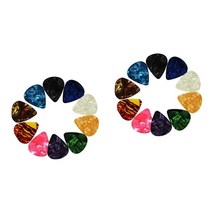 VICASKY 40PCS 베이스 픽 기타 악세사리 우쿨렐레 플렉트럼 미디엄 파편