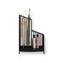 현관 빗물 깔끔하게 정리 통풍 우산 거치대, 블랙, 본상품선택