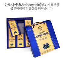 꿈별 추석선물세트 블루베리 명절선물 한가위 신정 구정 설 블루베리액, 고려녹용홍삼골드