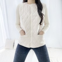 포미데이 웰론 퀄팅 다이아 경량 패딩조끼