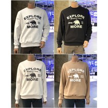 Jeep [지프] JN4TSU894 (공용) 루즈핏 기모 맨투맨 티셔츠 PA