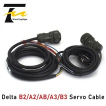 델타 B2 A2 AB A3 B3 1 kw 서보 하이 파워 엔코더 케이블 모터 전원 ASD-A2CAEN1003, 06 B2 Power Cable_01 3M