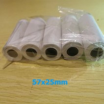 네임스티커기계 라벨프린터 Hd 미니 휴대용 열전 사 프린터 휴대용 블루투스 무선 귀여운 고양이 57mm 사진 라벨 포켓 iosandroid 용 diy 사용 인쇄, 5 롤 화이트