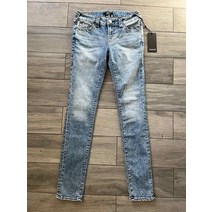 트루릴리젼 청바지 STELLA BIG T 미드라이즈 스키니 데님 진 SUN BLAZED 블루 26