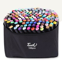 미술 디자인 마카펜 168색 그림 만화 채색 인테리어 전문가용 트윈 마카펜, 마카펜-168색