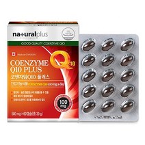 내츄럴플러스 코엔자임Q10 플러스 코큐텐 코엔자임큐텐 1박스 2개월분, 500mg 60캡슐 1개, 상세페이지 참조