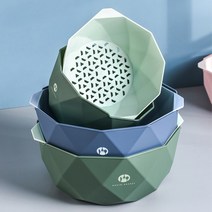 채소채반 소 + 대 세트, 핑크