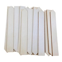 GHSHOP 미완성 나무 화살 상패 목공예 도색되지 않은 카드 만들기, 50개 15x2cm, 목재, 목재