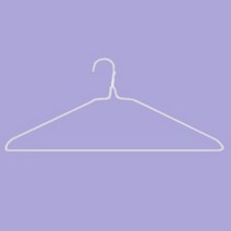 흰색 남성 세탁소옷걸이 철사옷걸이 (50개), 남성 흰색 세탁소옷걸이 철사옷걸이(50개)