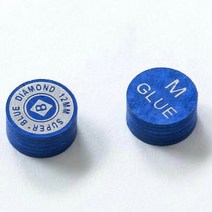 블루 다이아몬드 슈퍼 당구 큐 팁 12mm M 경도, 01 2PCS_01 12MM