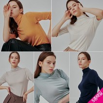 [르오트] 소프트 텐셀 반폴라 티블라우스