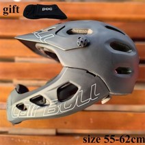스페셜라이즈드 자전거악세사리 헬멧 CAIRBULL5662cm 초경량 풀페이스 MTB 자전거 PC EPS 탈착식 일체형 몰딩 DH 바이크 모토 크로스 사이클링 147893, B with gift