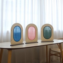 다빈 린넨 자작나무 미니 1단 책상 파티션 (300) 인테리어 칸막이 다용도 가림막, 그린