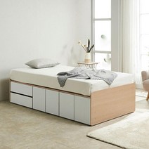 서랍수납 슈퍼싱글침대 원룸 1인배드 편안한 편한 부부트윈 BED 자취방 SS