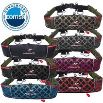 어웨이브 허리벨트형 자동팽창식 구명조끼 해양수산부 형식승인 착용성향상형 KOMSA 콤사 선상 배낚시 낚시 갯바위 성인 바다, 블랙(무지)