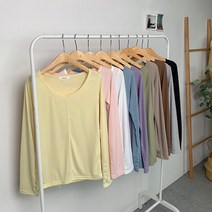 크리즈 간절기 긴팔 기본 티셔츠(10color)