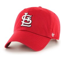 47 브랜드 클린업 MLB 세인트루이스 카디널스 굿즈 볼캡 야구 모자 레드