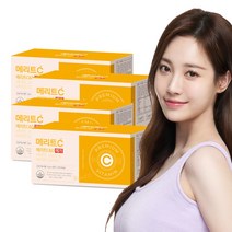 휴온스 메리트C&D 메가 고함량 DSM 비타민C 비타민D 8개월분 60포 4박스