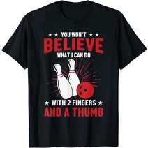 볼링유니폼 볼링티셔츠 볼링티 Mens Bowler Sport Quotes Funny Bowling Lover T-Shirt