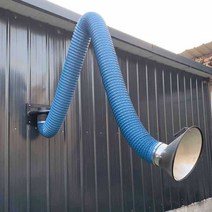 산업용 후드 자바라 접이식 후렉시블 덕트 배기관 암, 벽걸이형 2m(200mm)