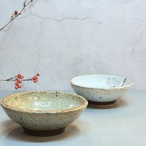 진달래 냉면기 도자기 면기 라면기 국수그릇 비빔밥그릇, 화이트