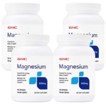 [GNC] 마그네슘 500 mg 120 캡슐 4 SET