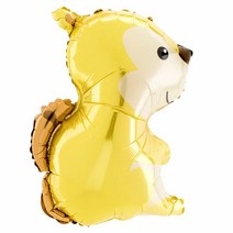 [원팩] 동물은박풍선 다람쥐 48x67cm, 단품