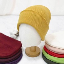 심플 무지 비니 남자 여자 공용 컬러 모자 데일리 창없는모자 챙없는모자 실내모자 비니 캡 기본 울숏