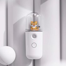 나노 미스트기 미니 얼굴미스트 피부관리기 휴대용 USB, 타이거-화이트
