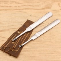 가죽 공예 홈파기 코너 그루버 공구 툴 U자 V자 세트