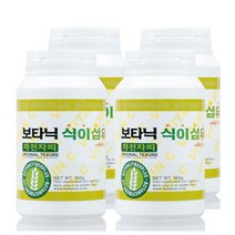 약초마을 보타닉 화이버 차전자피 식이섬유 비타민C 360g 4통, 4개