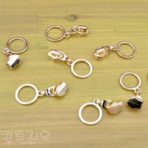 롤지퍼 슬라이더-3호 (금색) 링