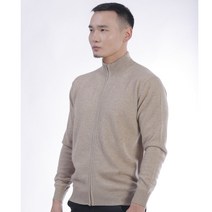 앱섹 남자 니트 스웨터 풀 오버 집업 캐시미어 100% 1517-752