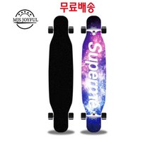 엠제이 롱보드 42인치 46인치 스케이트보드 입문용 댄싱 초보 초등학생 BD301, 25, LED발광바퀴