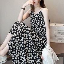 쉬블림로브 플라워 패턴 끈나시 원피스 조앤 GW1425