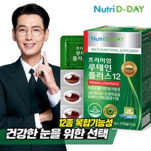 [뉴트리디데이] 프리미엄 루테인 플러스12(PTP) 30캡슐 x 1박스 (총1개월분), 프리미엄 루테인 플러스12(PTP) 1개월분