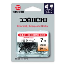 다이치 우미다나고 붕어바늘/덕용포장/민물낚시바늘, 8호
