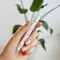 [모비딕컴퍼니] 필기구 사무용펜 라이트볼펜 특이한볼펜 수성볼펜 어린이학용품 phiao, 잇★ 유니크 패턴 일러스트 볼펜 사무용품 학원 행사 선, 잇★ 라이트퍼플