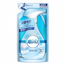 페브리즈 섬유탈취제 리필 상쾌한향 320ml 빨래 쉰내 냄새제거