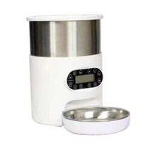 강아지 자동급식기 급여기 고양이 사료 배식기 반려견 자율배식 자율급식 공급기, 4.5L One Bowl Key_CHINA