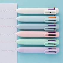 여러가지색볼펜 색볼펜 잘써지는볼펜 6색볼펜 bitmind1*0444527Ym, 본상품선택, 본상품선택