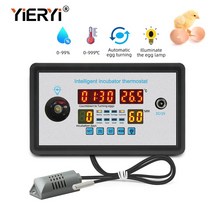 yieryi 새로운 스마트 온도 조절기 디지털 zfx-w9002 온도 조절기 온도 습도 제어 인큐베이터 360 자동 계란 12v, 협력사