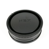 소니 fe e 마운트 nex 7 a6000 a6100 a6300 a6400 a6500 a7c a7 a7r iii iv a9 zv-e10용 후면 렌즈 캡 커버 + 카메라 전면 바디