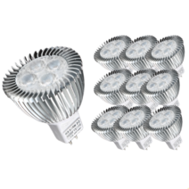 LED 4W 할로겐 램프 MR16, 주광색, 10p